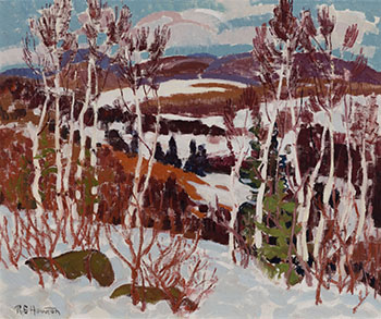 Winter Scene in the Hills by Randolph Stanley Hewton