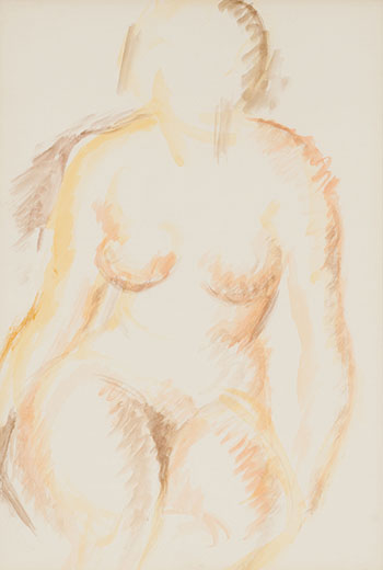 Nude in Yellow & Brown par Lionel Lemoine FitzGerald