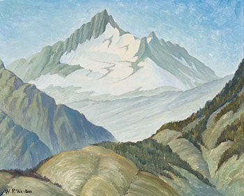 Mount Whitecap par William Percival (W.P.) Weston