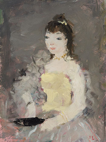 Jeune fille en robe de bal by Dietz Edzard