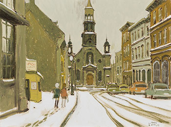 Old Bonsecours Church, rue Bonsecours, Montréal by John Geoffrey Caruthers Little