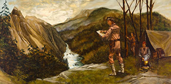 Untitled (Samuel Hearne describing the MacKenzie River) (#00497) by Kuba Bryzgalski