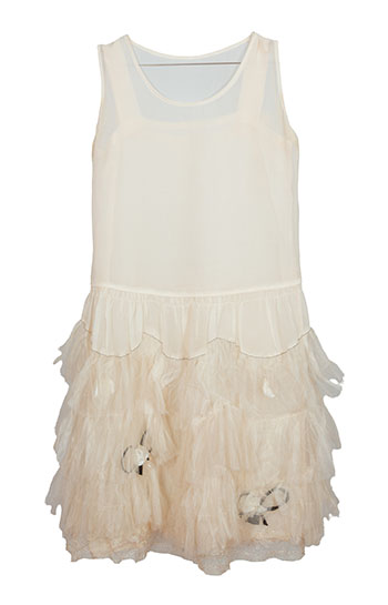 1928 Wedding Dress with Original Box purchased from the HBC Victoria, B.C. Store (#02641) by Hudson's Bay Company 