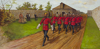 North West Mounted Police at Lower Fort Garry (#0498) by Kuba Bryzgalski