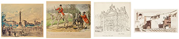 Four Works on Paper by Hudson's Bay Company 