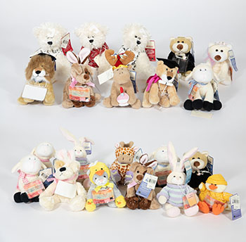2006 Charity Plush Toys (21 items) by Hudson's Bay Company 