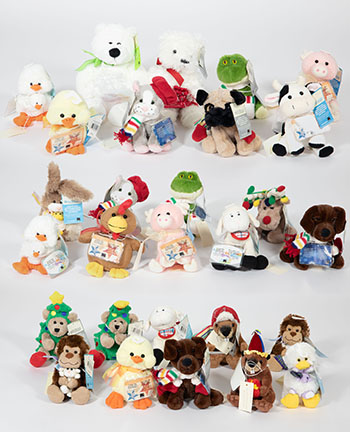 HBC Charity Plush Toys from 2007- 2009 (28 items) by Hudson's Bay Company 