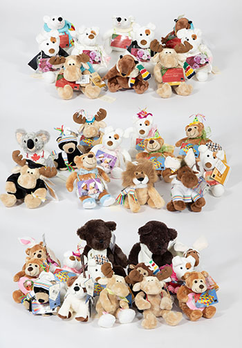 HBC Charity Plush Toys from 2004 and 2005 (42 items) by Hudson's Bay Company 