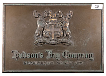 HBC Coat of Arms Sign (from Queen St. Store) - #15 by Hudson's Bay Company 