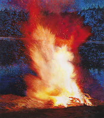 Bonfire par Mary Frances Pratt