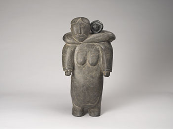 Mother and Baby (#0750) by Unidentified Inuit Artist