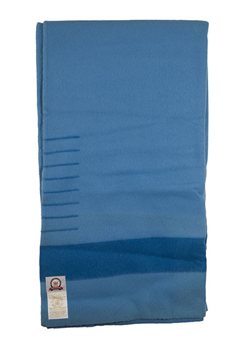 HBC Point Blanket, 8 point, Blue, 330 Year Special Edition label (#1968) by Hudson's Bay Company 