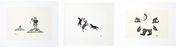 Three Works by Various Inuit Artists