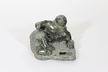 Man Reclining (#0735) by Unidentified Inuit Artist