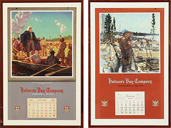 Two HBC Calendars by Hudson's Bay Company 