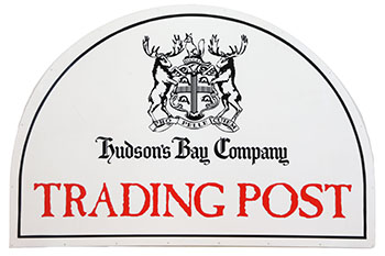 HBC Trading Post Acrylic Sign by Hudson's Bay Company 