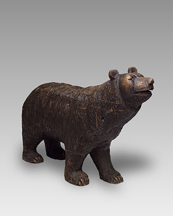 (VAN) Wood Carving of Bear (594) by  Unknown Artist