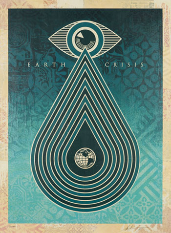 Earth Crisis by Shepard Fairey