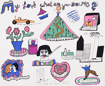 My love what are you doing? by Niki de Saint Phalle