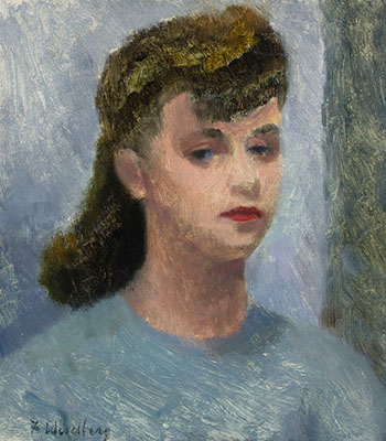 Girl in Blue by Fanny Wiselberg