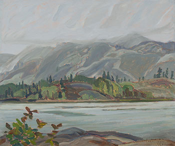 Misty Morning, Cloche Mountains by Franklin Carmichael