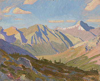 View from Odaray Bench, Looking North by James Edward Hervey (J.E.H.) MacDonald