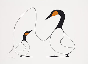 Two Geese par Benjamin Chee Chee