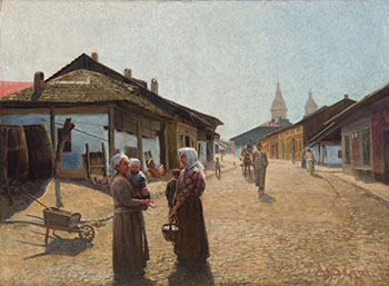 Village Scene by Arthur Segal