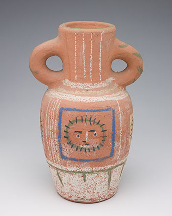 Vase with Pastel Decoration by Pablo Picasso