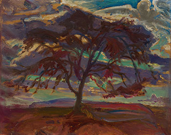 Clouds and a Tree par Frederick Horsman Varley