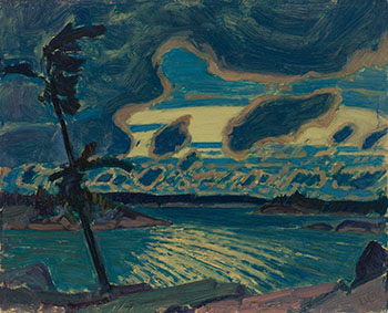 After Sunset, Georgian Bay by James Edward Hervey (J.E.H.) MacDonald