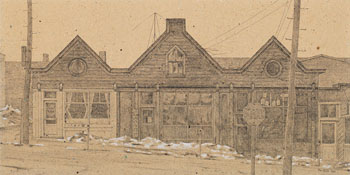 Building in Amherst by Alexander Colville