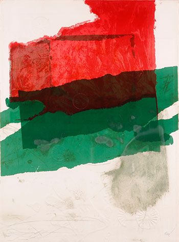 Le vert et rouge by Antoni Clavé