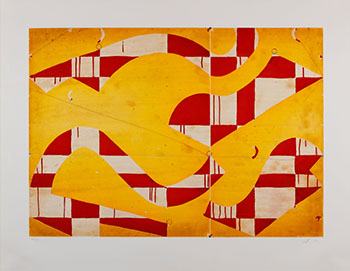 Seven String Etching with Yellow & Red by Caio Fonseca