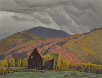 Abandoned Farm, Halfway Lake by Alfred Joseph (A.J.) Casson