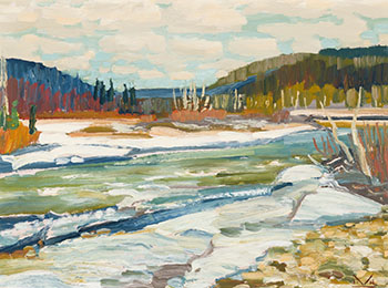 Elbow River, Bright Spring Day by Illingworth Holey Kerr