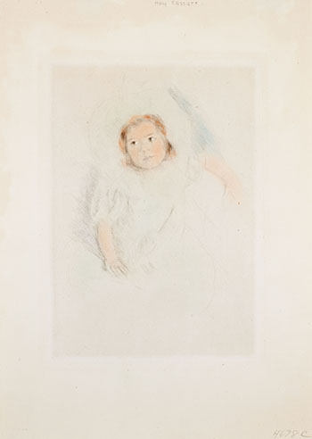 Margot Wearing a Bonnet, No. 1 by Mary Cassatt