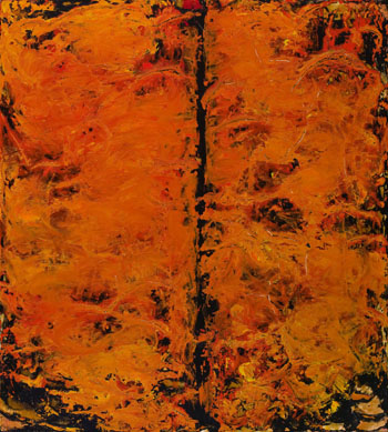 Verticale traversant l'orange by Jean Albert McEwen
