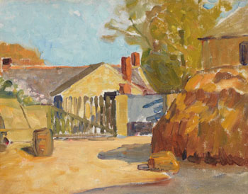 Farm Yard in Brittany by Helen Galloway McNicoll