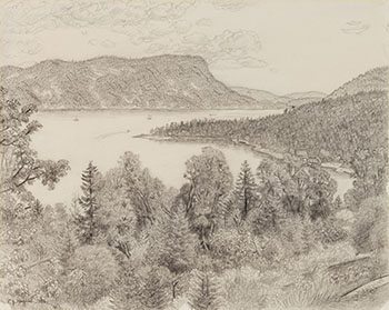 Above Maple Bay par Edward John (E.J.) Hughes