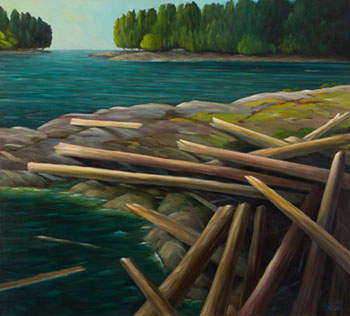 Tangled Beach (King Tide) by Ross Penhall