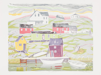 Baie Verte NFLD par Doris Jean McCarthy