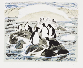 Penguin Rookery par Doris Jean McCarthy