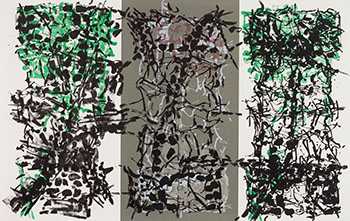 Triptyque gris by Jean Paul Riopelle