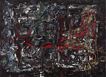 Rouge affleurant by Jean Paul Riopelle