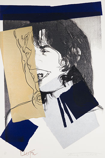Mick Jagger (F.&S. II.142) par Andy Warhol