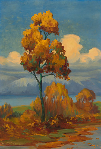 Autumn Tree par William Percival (W.P.) Weston