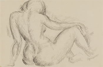 Nude Study (Double-Sided) by Lionel Lemoine FitzGerald