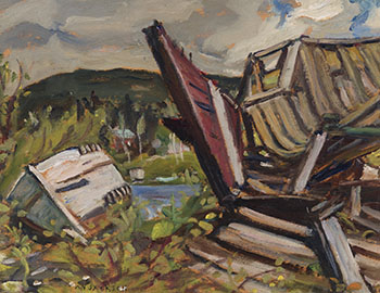 Old Wrecks, Wawa Ont by Alexander Young (A.Y.) Jackson
