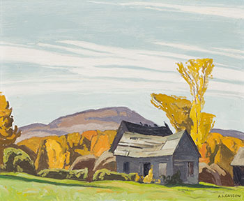 Barns at Letterkenny par Alfred Joseph (A.J.) Casson